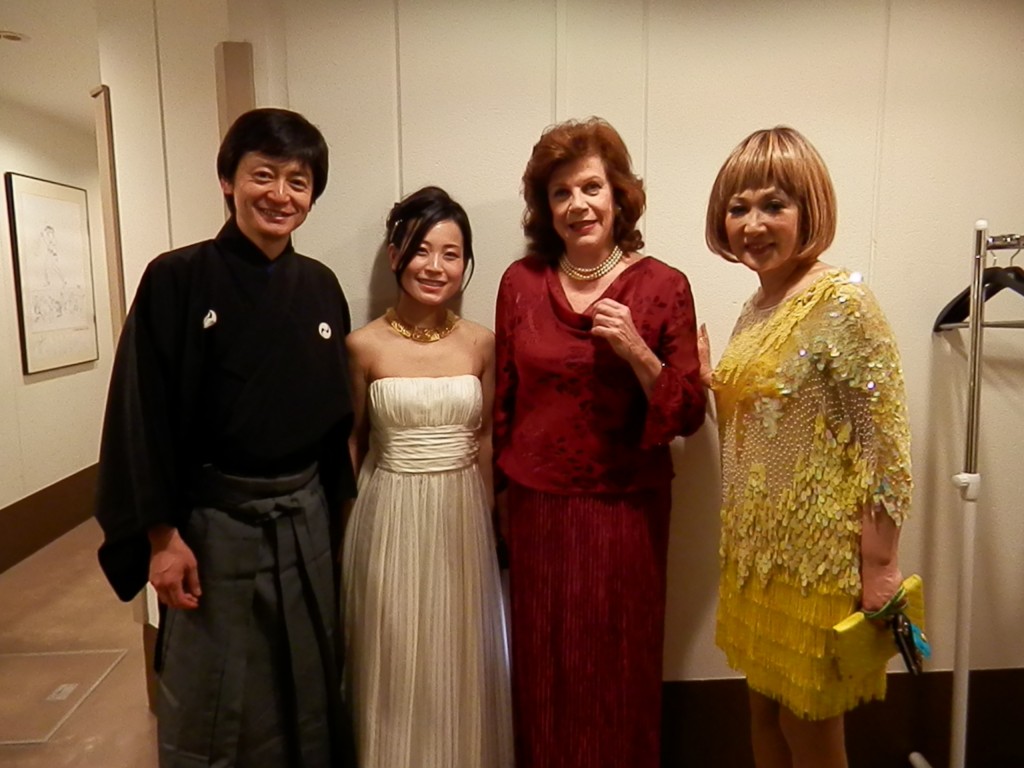 共演させて頂いた歌手の平山みきさん、そして能楽師の山井綱雄さん
