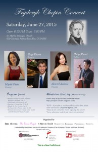 All-Chopin Concert Palo Alto 2015